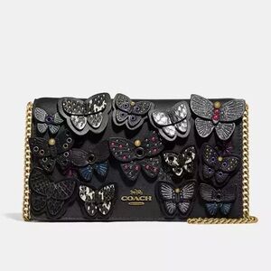 Coach Butterfly Wallet on chain bag